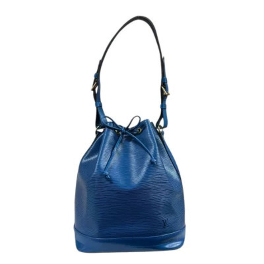 Louis Vuitton Noe Epi Shoulder Bag Leather Blue